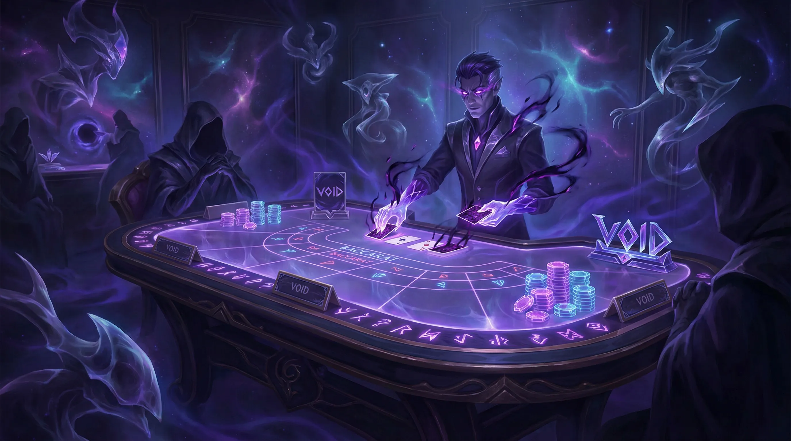 Mesa de Bacará Etéreo mgmbet casino